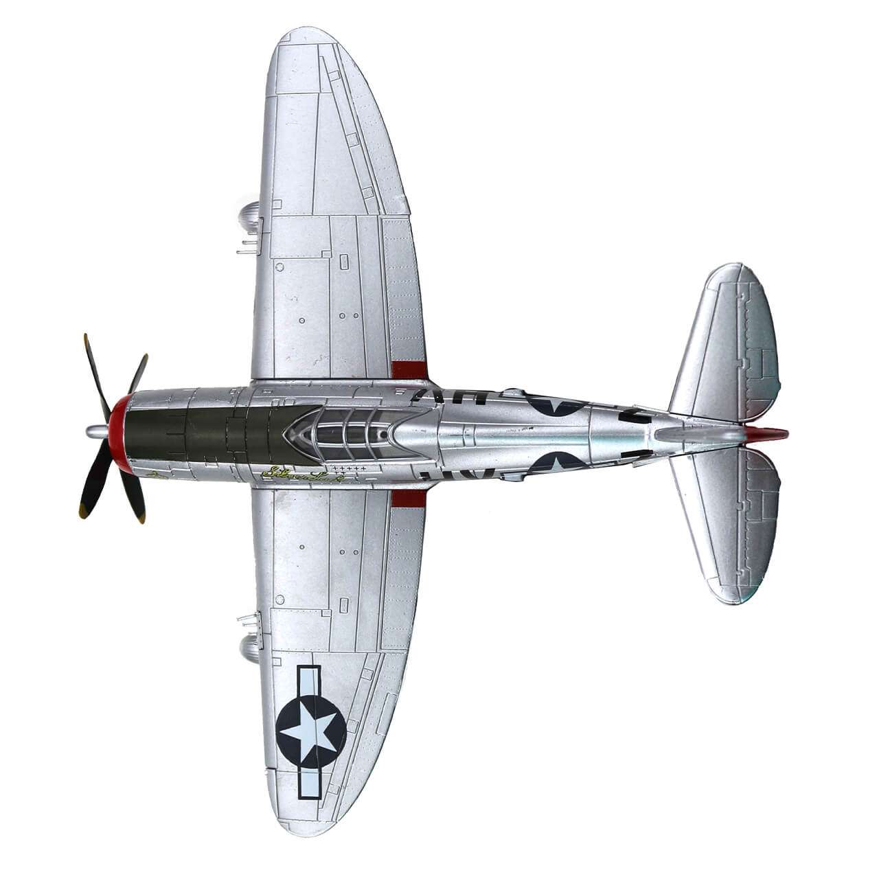 Republic P-47D Thunderbolt | Visto de Cima
