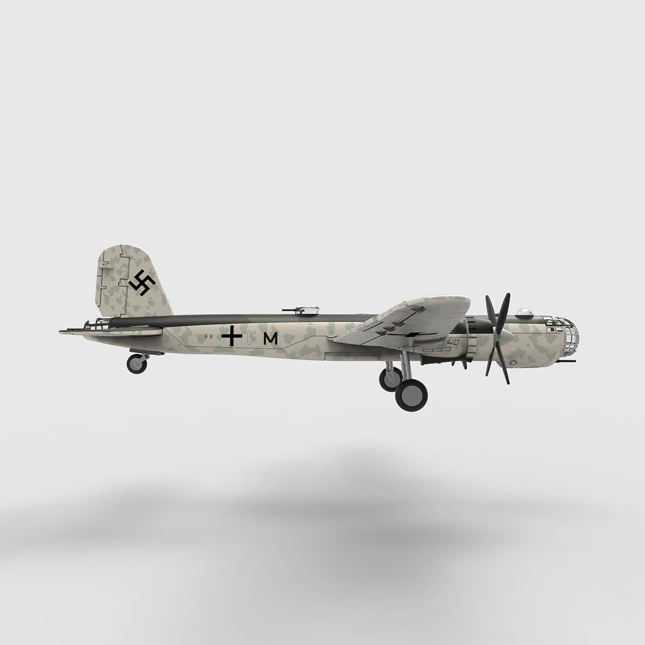 Heinkel HE177 | Visto de Lado
