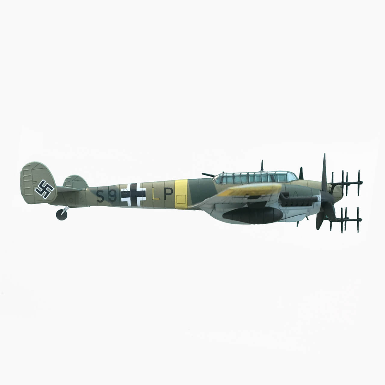 Messerschmitt Bf 110 | Visto de Lado