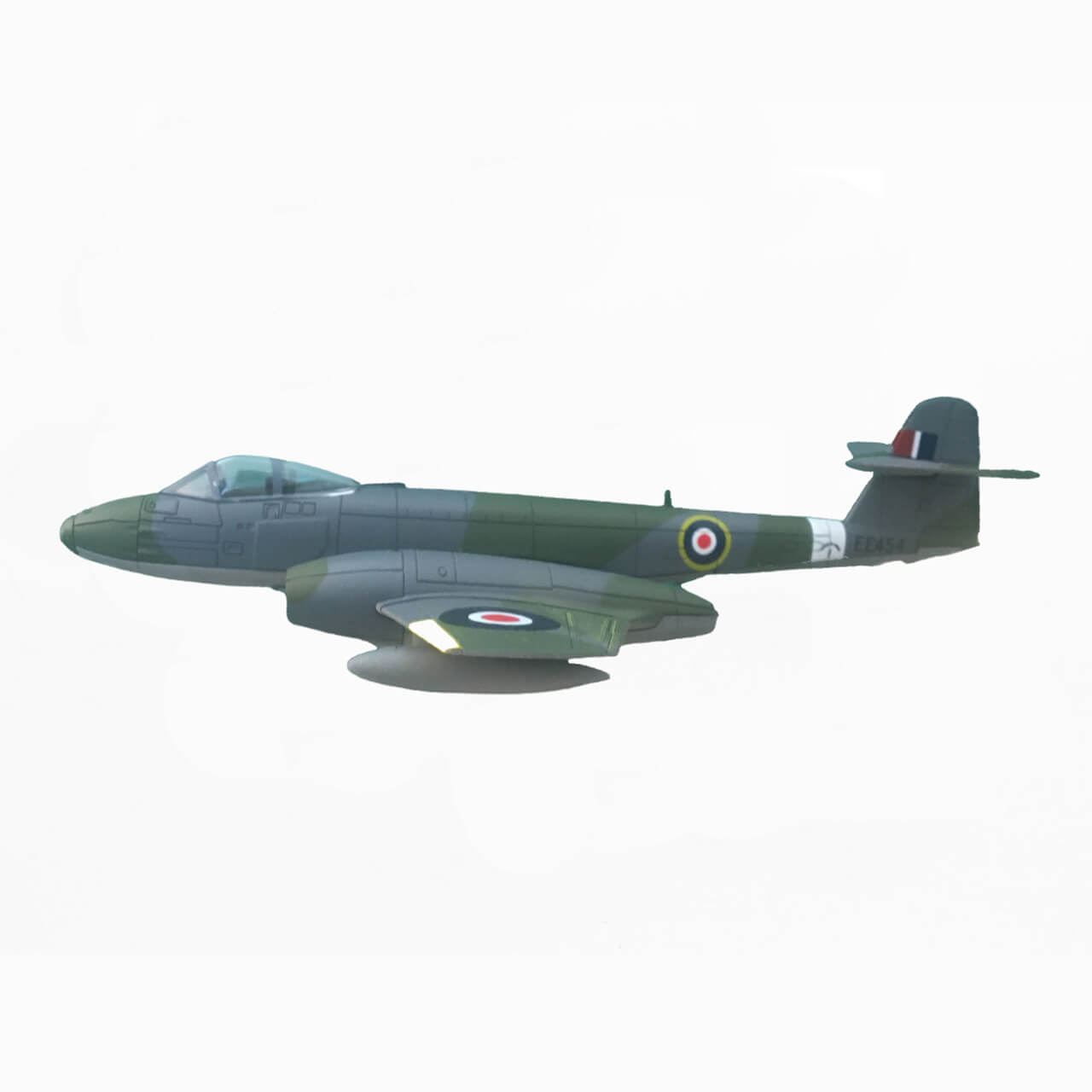 Gloster Meteor F2 | Visto de Lado
