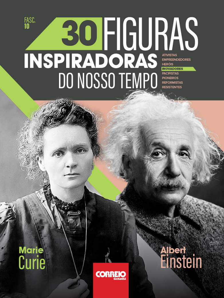 Albert Einstein + Marie Curie