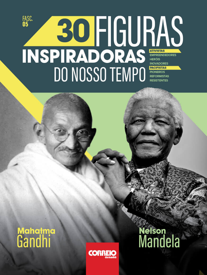 Nelson Mandela + Mahatma Gandhi