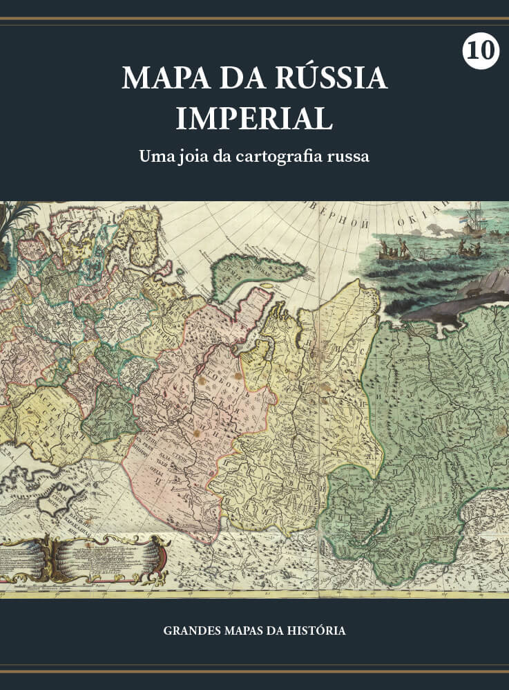 Mapa da Rússia Imperial - Uma joia da cartografia russa