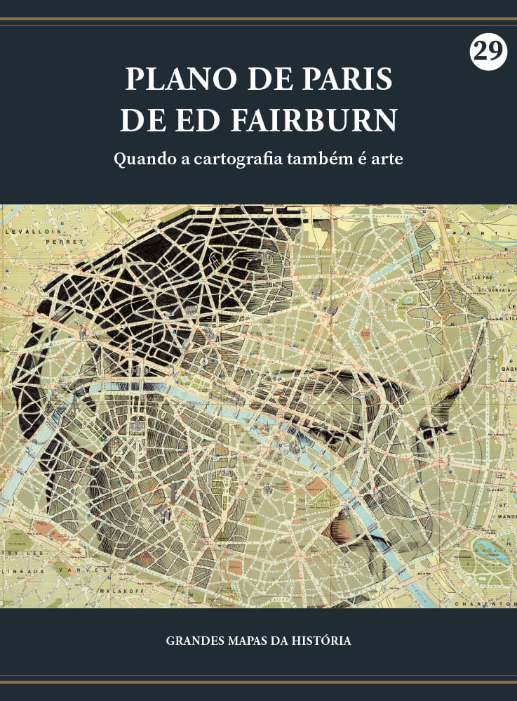 Plano de Paris de Ed Fairburn - Quando a cartografia também é arte