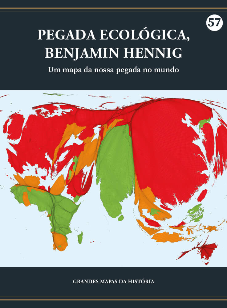 Pegada ecológica, Benjamin Hennig, 2019 - Uma mapa da nossa pegada no mundo